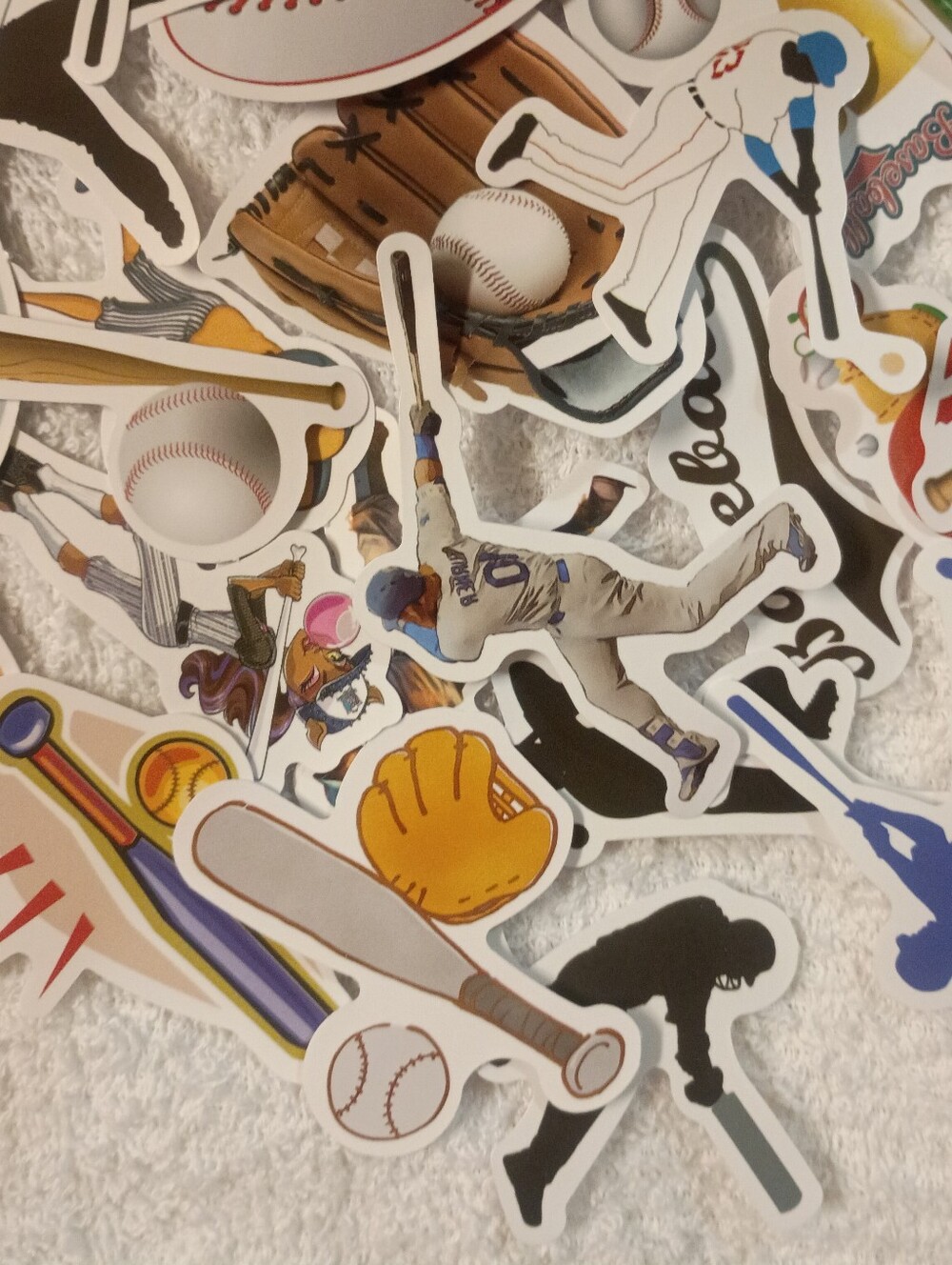25 Piece Baseball Sticker Set - Picture 2 of 3